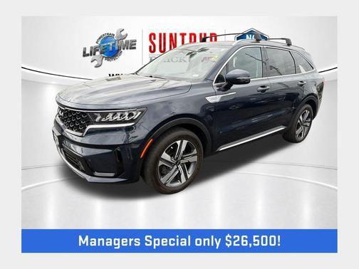Gravity Blue 2023 Kia Sorento Hybrid EX