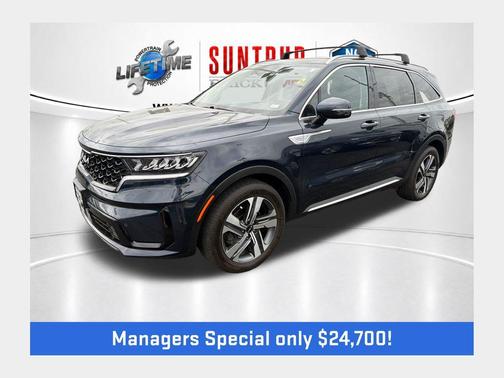 Gravity Blue 2023 Kia Sorento Hybrid EX
