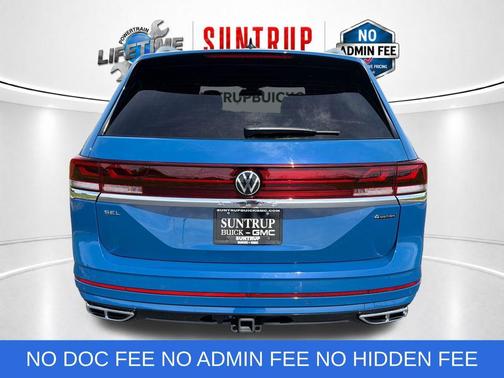 Mountain  Lake Blue 2025 Volkswagen Atlas 2.0T SEL Premium R-Line