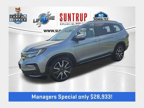 Lunar Silver Metallic 2021 Honda Pilot Elite