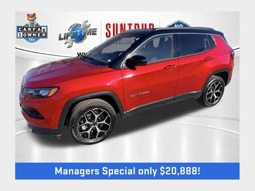Red 2025 Jeep Compass Limited