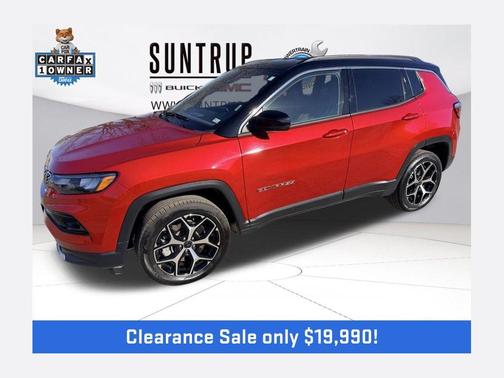 Red 2025 Jeep Compass Limited