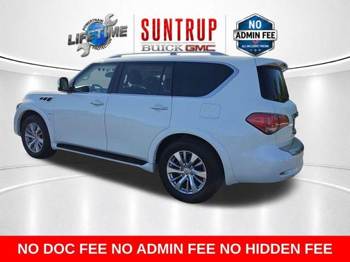 Majestic White 2017 INFINITI QX80 Base