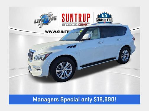 Majestic White 2017 INFINITI QX80 Base
