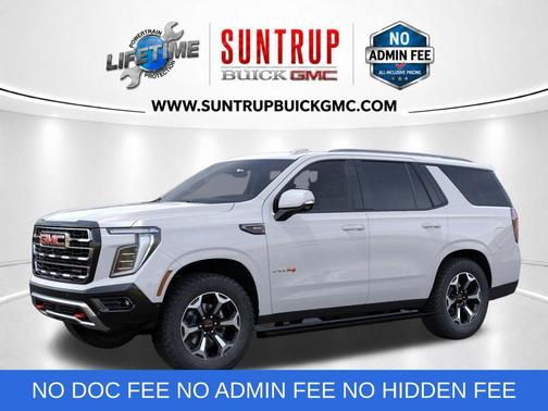 Summit White 2026 GMC Yukon AT4
