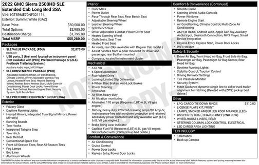 2022 GMC Sierra 2500 SLE