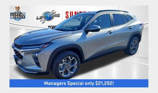 Sterling Gray Metallic 2025 Chevrolet Trax LT