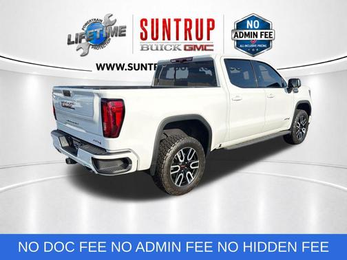 Summit White 2024 GMC Sierra 1500 AT4