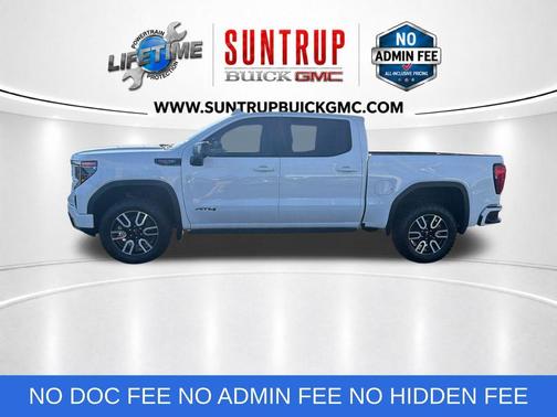 Summit White 2024 GMC Sierra 1500 AT4