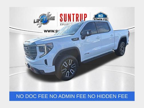 Summit White 2024 GMC Sierra 1500 AT4