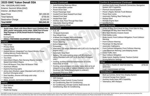 2025 GMC Yukon Denali