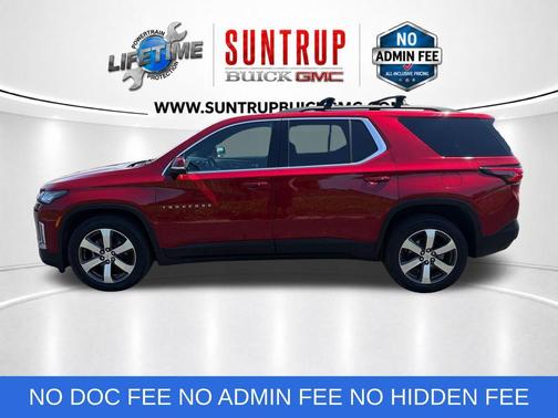 Radiant Red 2023 Chevrolet Traverse LT Leather