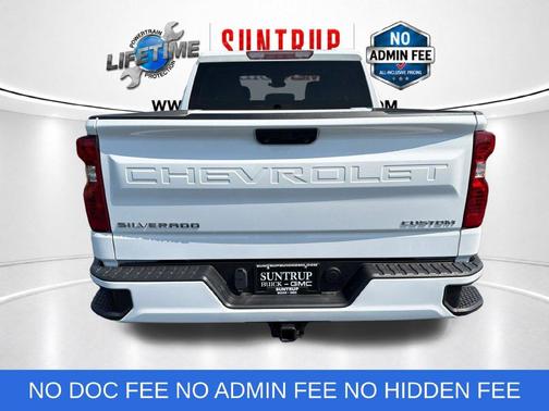 Summit White 2023 Chevrolet Silverado 1500 Custom