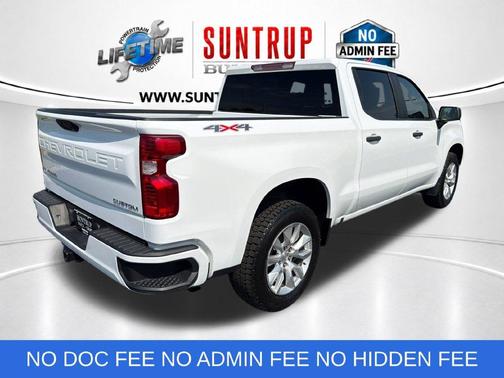 Summit White 2023 Chevrolet Silverado 1500 Custom