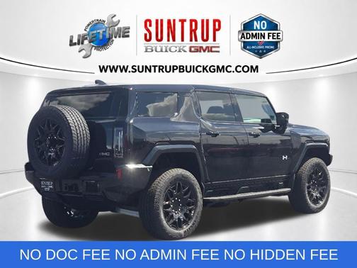 Black 2025 GMC HUMMER EV SUV 2X