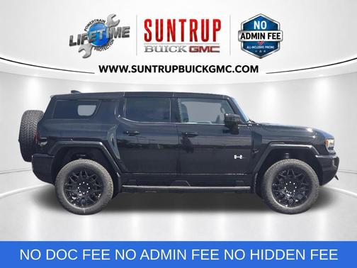 Black 2025 GMC HUMMER EV SUV 2X