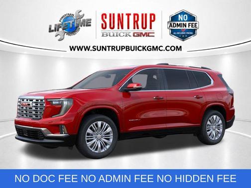 Volcanic Red 2027 GMC Acadia Denali