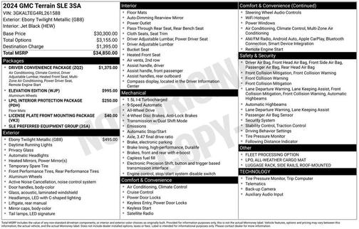 2024 GMC Terrain SLE