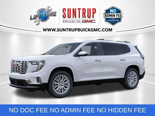 Glacier White 2026 GMC Acadia Denali