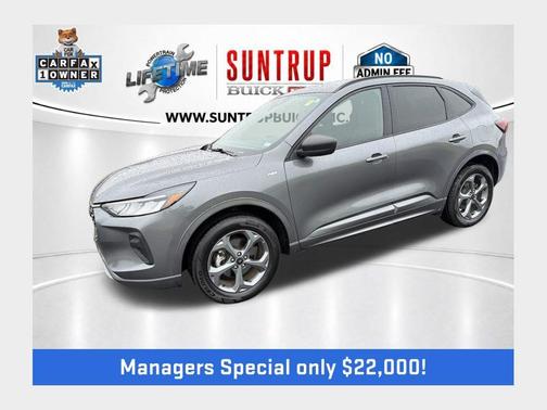 Gray Metallic 2024 Ford Escape ST-Line