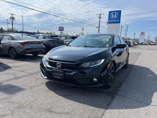 Black 2019 Honda Civic Sport