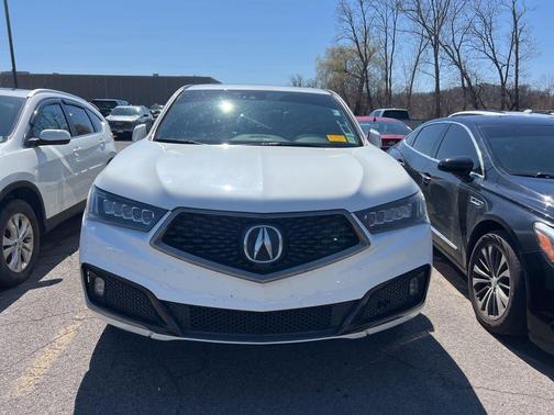 White 2019 Acura MDX 3.5L Technology & A-Spec Pkgs
