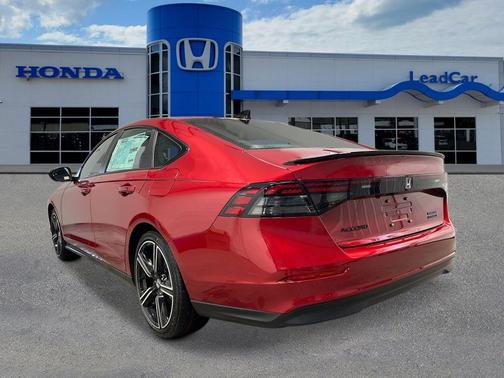 Radiant Red Metallic 2026 Honda Accord Hybrid Sport