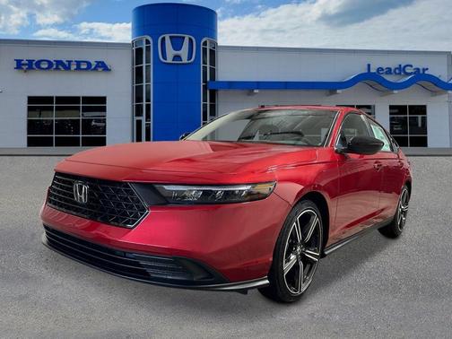Radiant Red Metallic 2026 Honda Accord Hybrid Sport