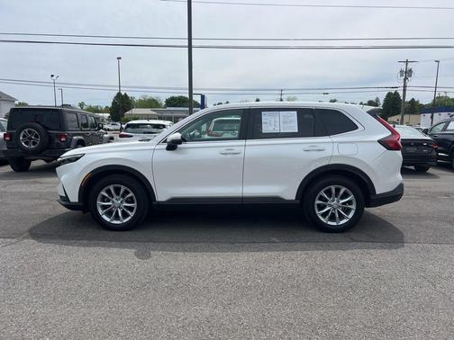 Platinum White Pearl 2025 Honda CR-V EX