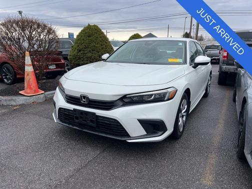 Platinum White Pearl 2023 Honda Civic LX