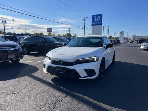 Platinum White Pearl 2023 Honda Civic Sport