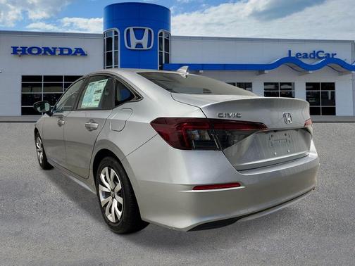 Solar Silver Metallic 2026 Honda Civic LX