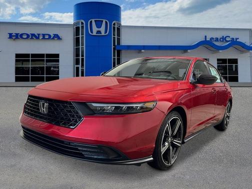 Radiant Red Metallic 2026 Honda Accord Hybrid Sport