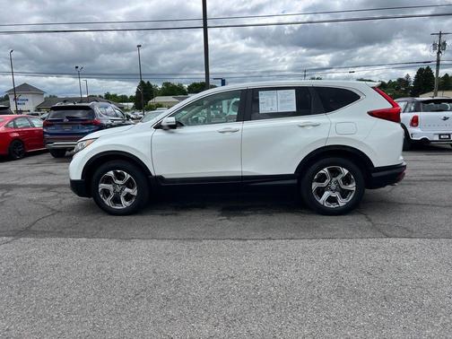 White 2019 Honda CR-V EX-L