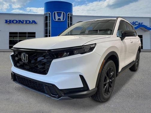 Platinum White Pearl 2026 Honda CR-V Hybrid Sport-L