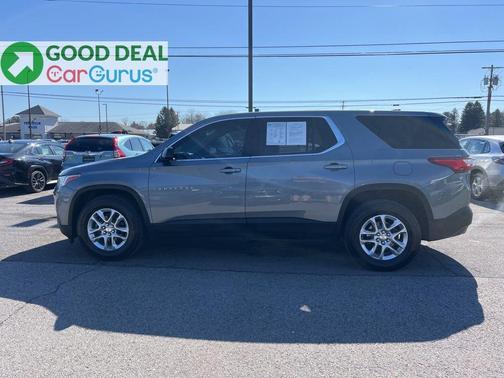 Satin Steel Metallic 2019 Chevrolet Traverse LS