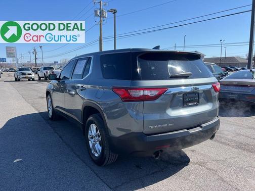 Satin Steel Metallic 2019 Chevrolet Traverse LS