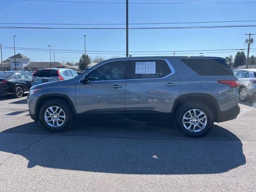 Satin Steel Metallic 2019 Chevrolet Traverse LS