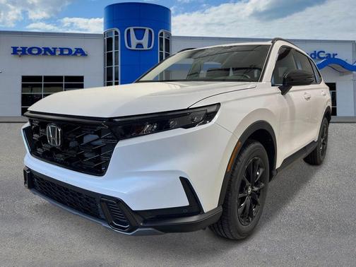 Platinum White Pearl 2026 Honda CR-V Hybrid Sport-L