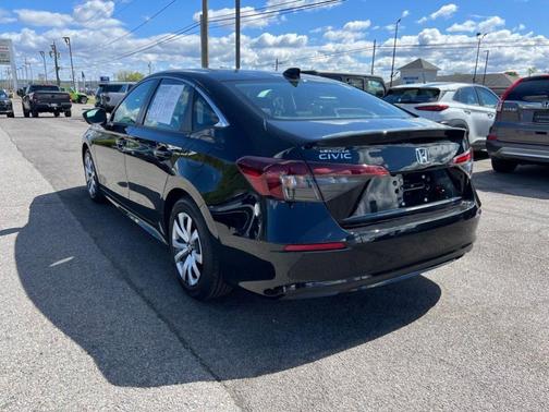 Crystal Black Pearl 2025 Honda Civic LX