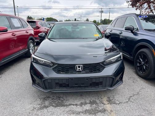 Crystal Black Pearl 2025 Honda Civic LX