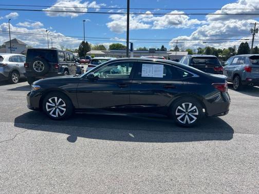 Crystal Black Pearl 2025 Honda Civic LX