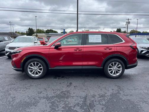 Radiant Red Metallic 2025 Honda CR-V EX