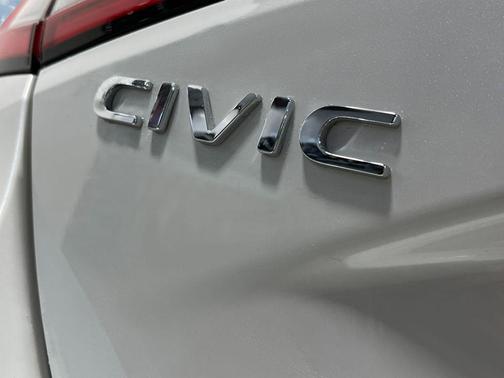 Platinum White Pearl 2026 Honda Civic Hybrid Sport
