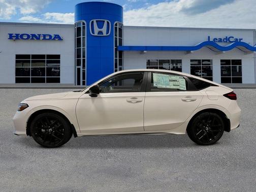 Platinum White Pearl 2026 Honda Civic Hybrid Sport