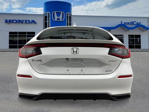 Platinum White Pearl 2026 Honda Civic Hybrid Sport