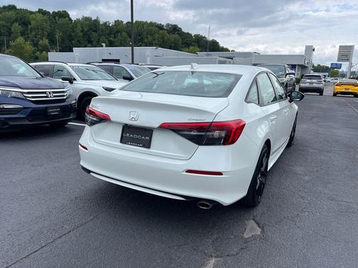 Platinum White Pearl 2024 Honda Civic Sport