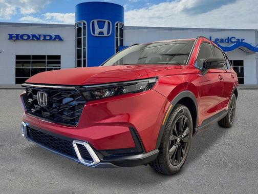 Radiant Red Metallic 2026 Honda CR-V Hybrid Sport Touring