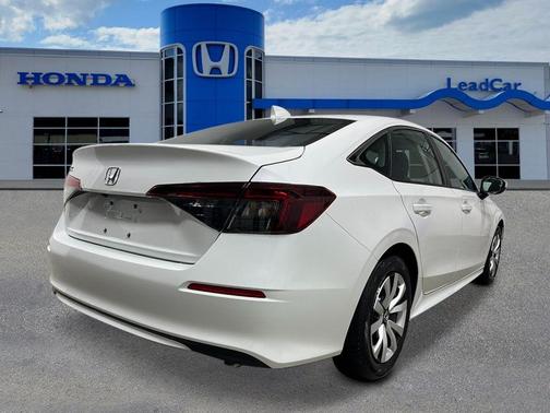 Platinum White Pearl 2026 Honda Civic LX