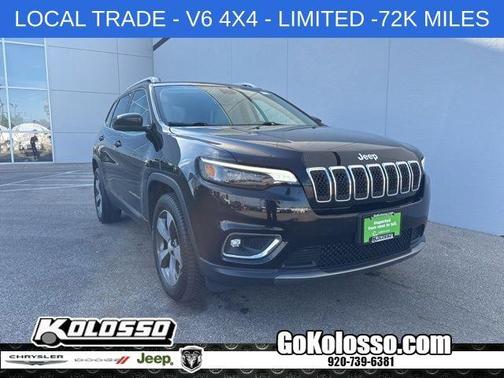 Diamond Black 2019 Jeep Cherokee Limited